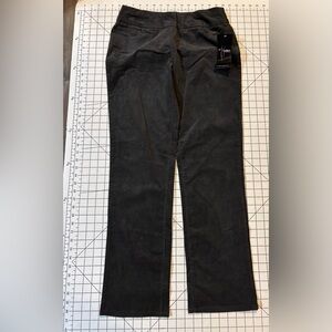 NWT Slim-Sation for Appleseed’s Women’s Size 6 Gray Corduroy Relaxed Leg Pants